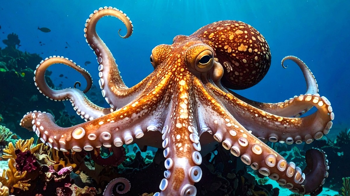 深海中的孤寂建築師 — 八爪魚(章魚)