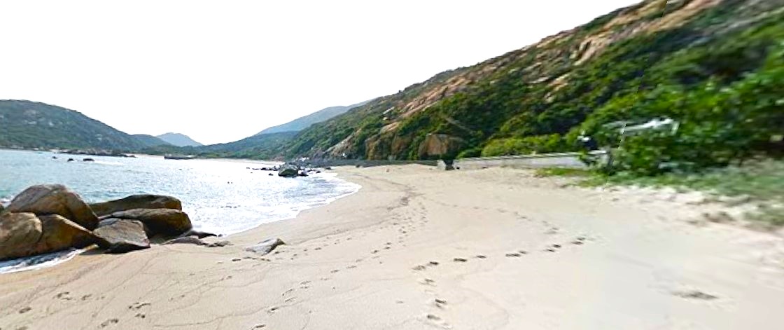 香港南丫島的沙灘